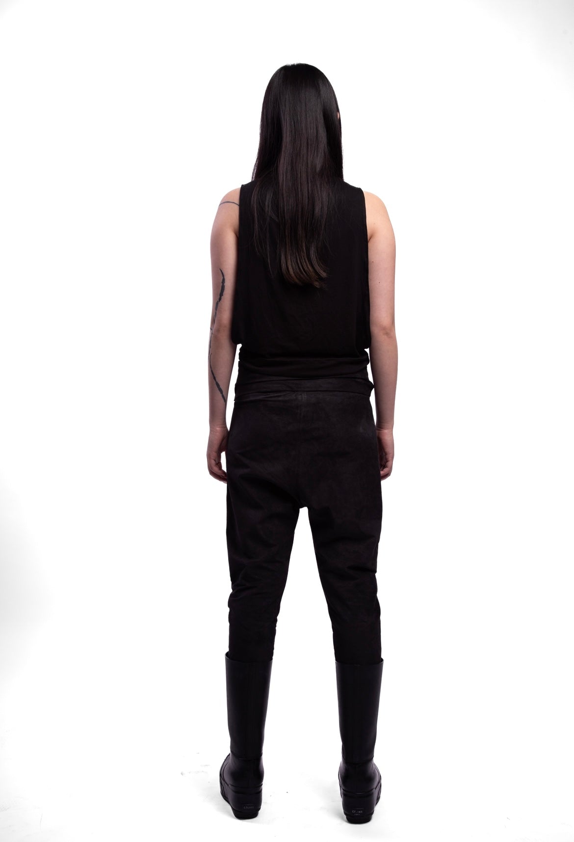 Rex trousers black suede